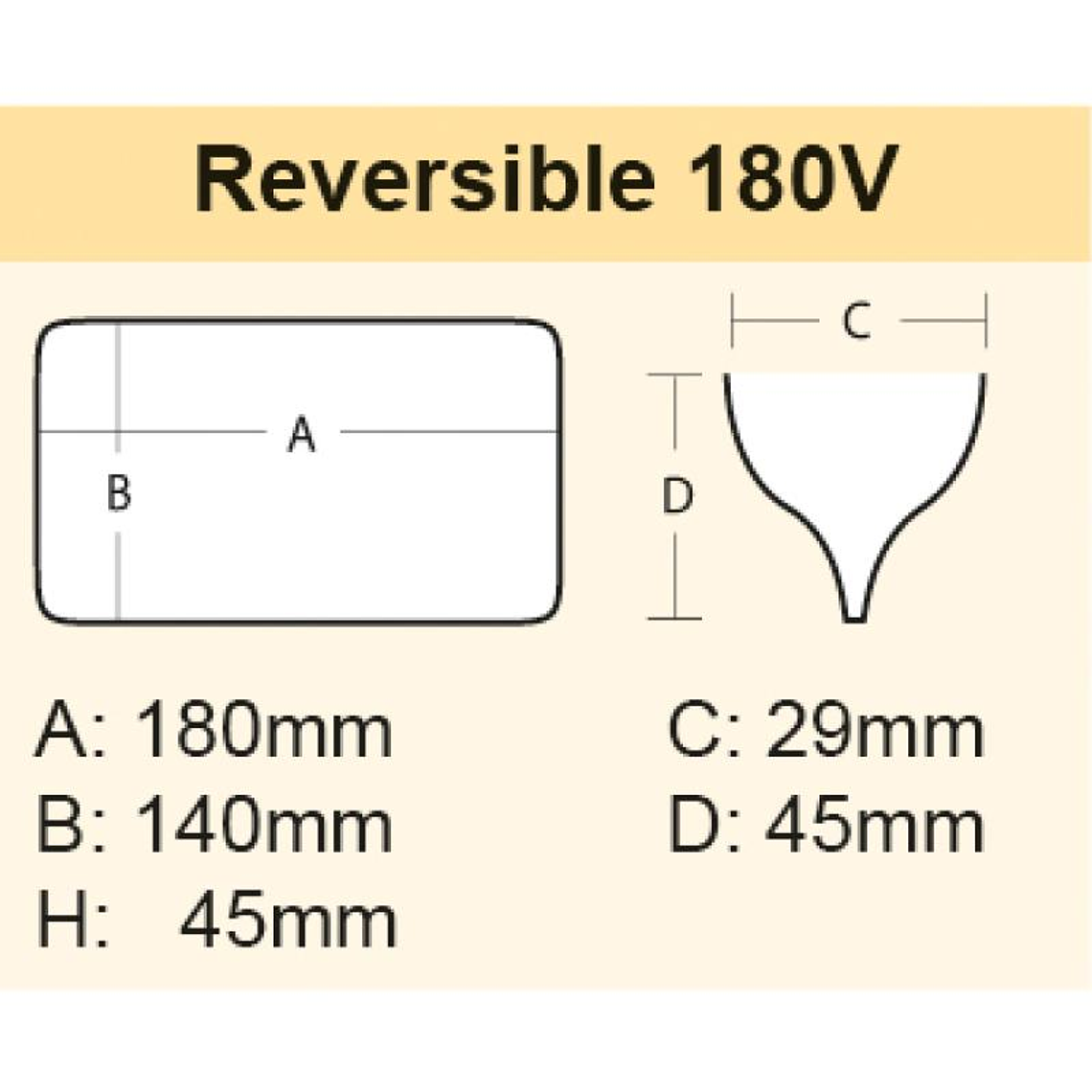 Caja Meiho Reversible 180V 3