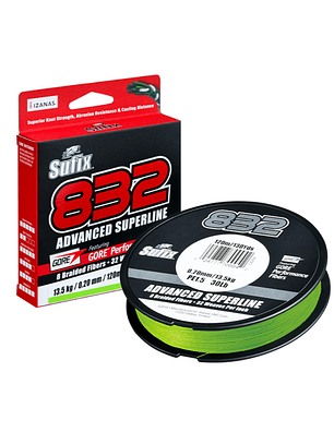Multifilamenti Sufix 832 8 hebras 250m Verde