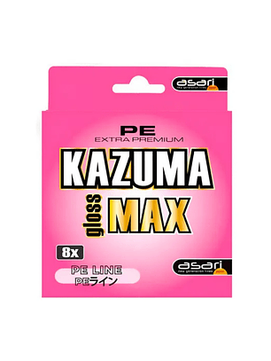 Multifilamento Asari Kazuma 8x Gloss Max 150mts Rosado