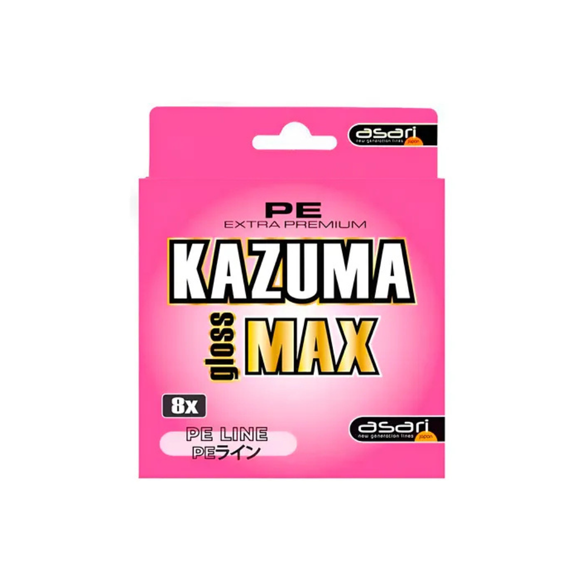Multifilamento Asari Kazuma 8x Gloss Max 300mts Rosado 1