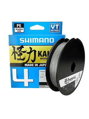 Multifilamento Shimano Kairiki 4 150m Gris