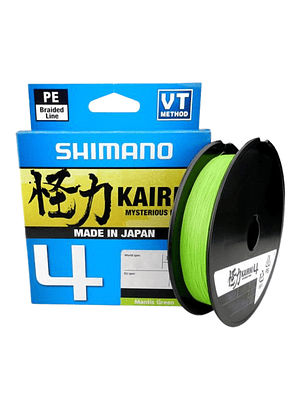 Multifilamento Shimano Kairiki 4 300m Verde
