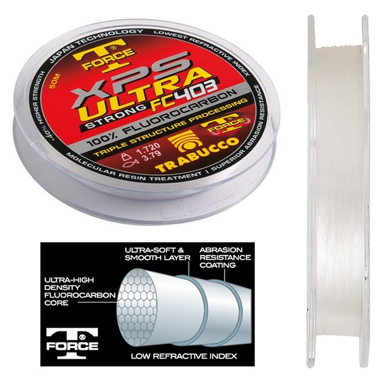 Fluorocarbono Trabucco T-Force XPS Ultra Strong FC403 50m 2