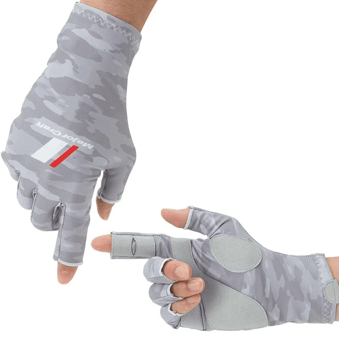 Guantes Major Craft UV Cut-Glove Light Gray 2