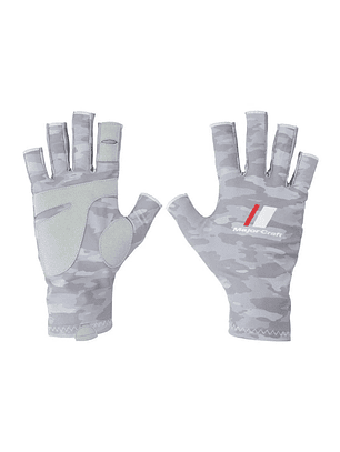 Guantes Major Craft UV Cut-Glove Light Gray