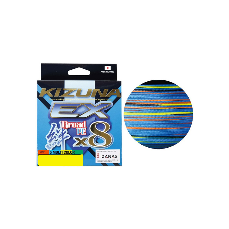 Multifilamento Owner Kizuna EX x8 150m Multicolor 1