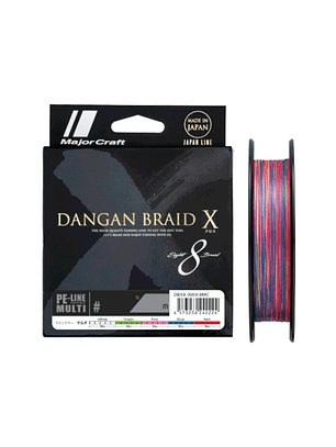 Multifilamento Major Craft Dangan Braid X 300m Multicolor