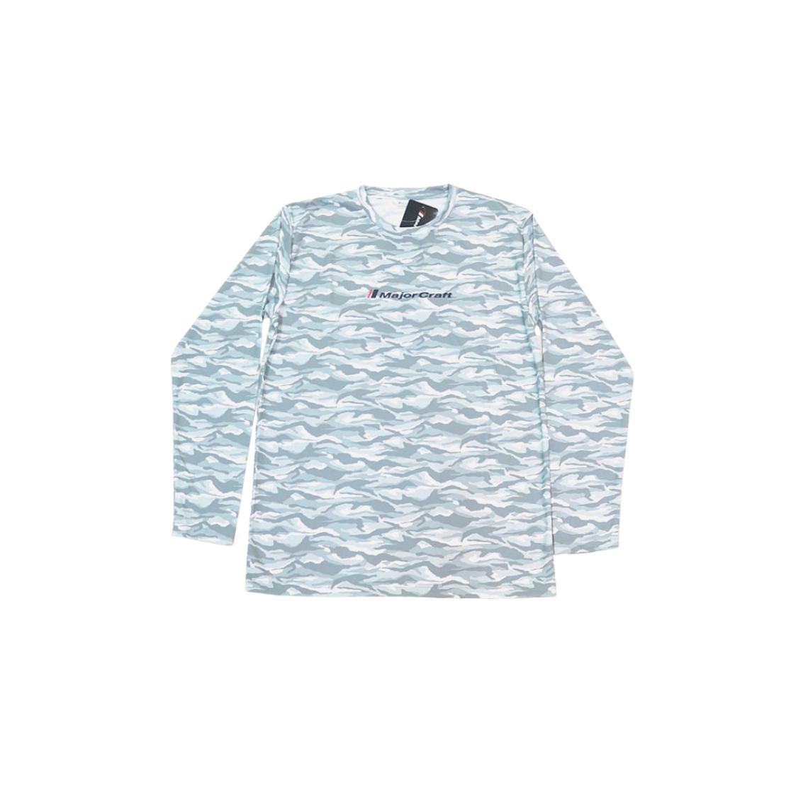 Polera Major Craft Manga larga Grey Camo 1