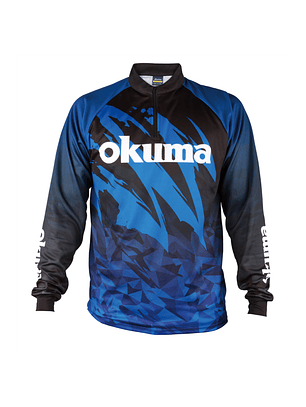 Polera Okuma Competition Motif Manga larga