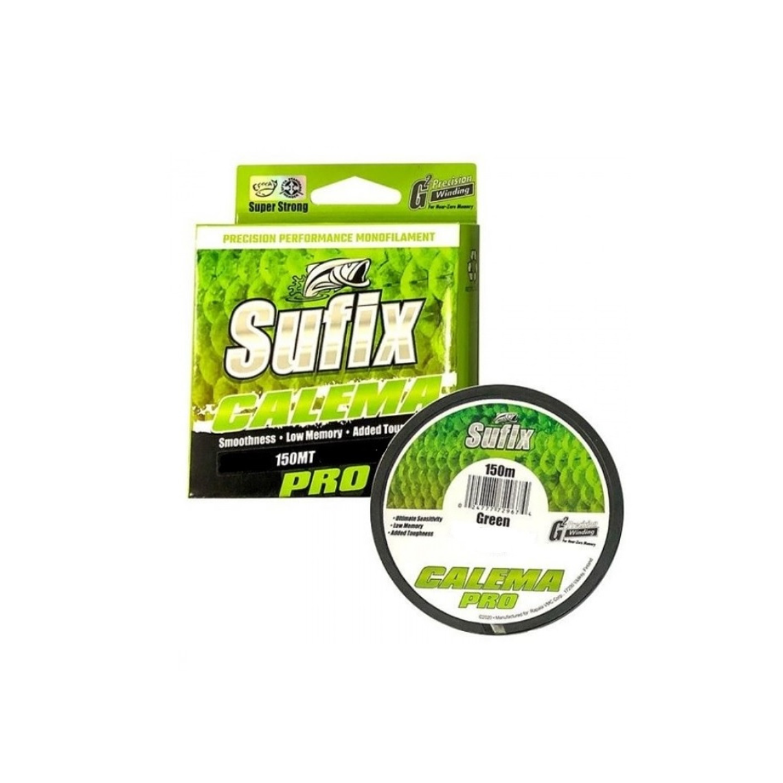Nylon Sufix Calema Pro 150m Verde musgo 1