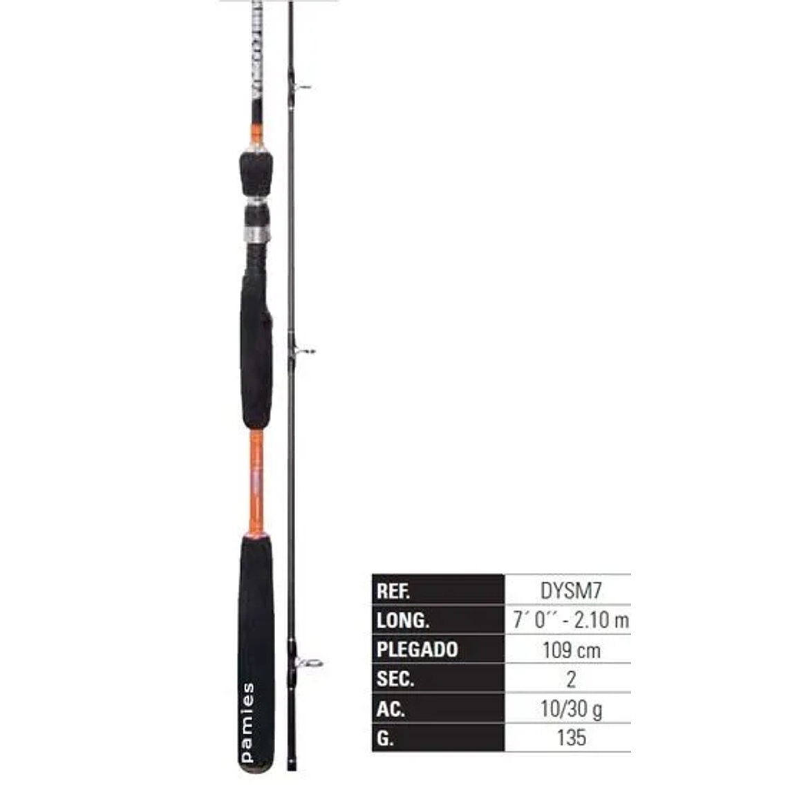 Caña Yokozuna Spin M7 2.10m 10-30g 2