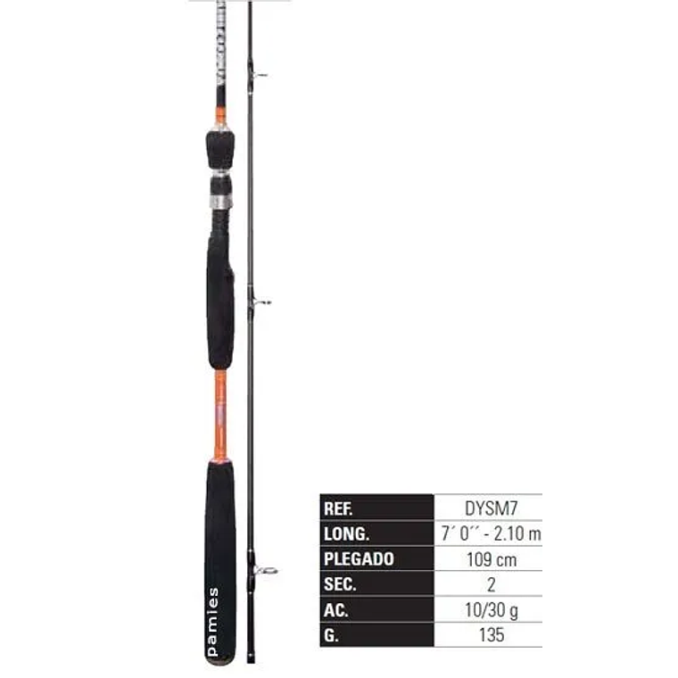 Caña Yokozuna Spin M7 2.10m 10-30g 2