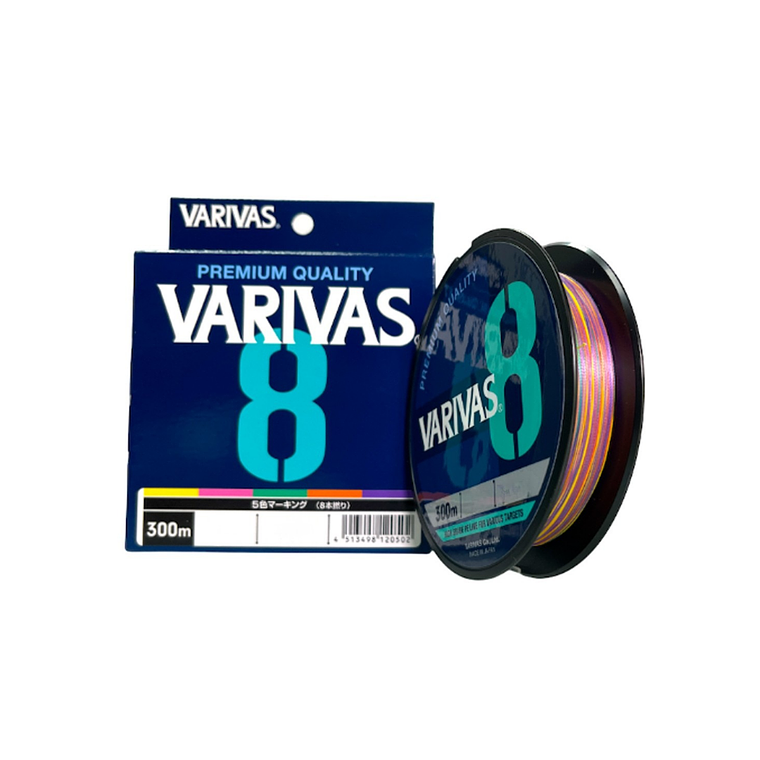 Multifilamento Varivas x8 300m Multicolor 1