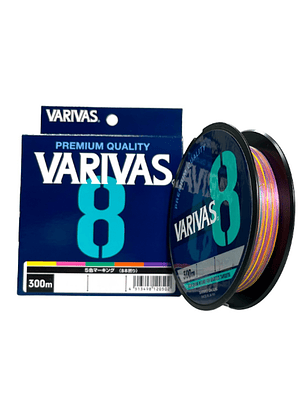 Multifilamento Varivas x8 300m Multicolor