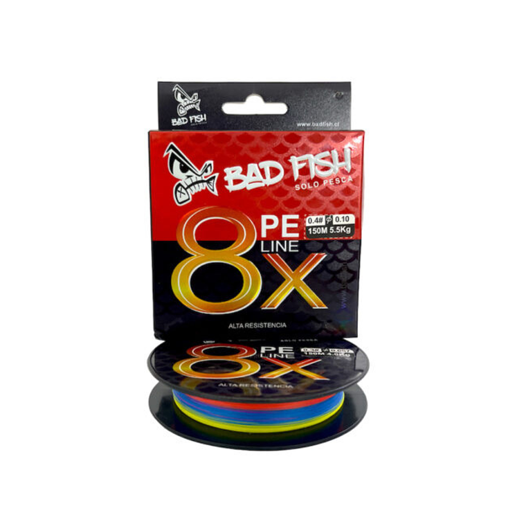 Multifilamento BadFish 8x 150m Multicolor 1