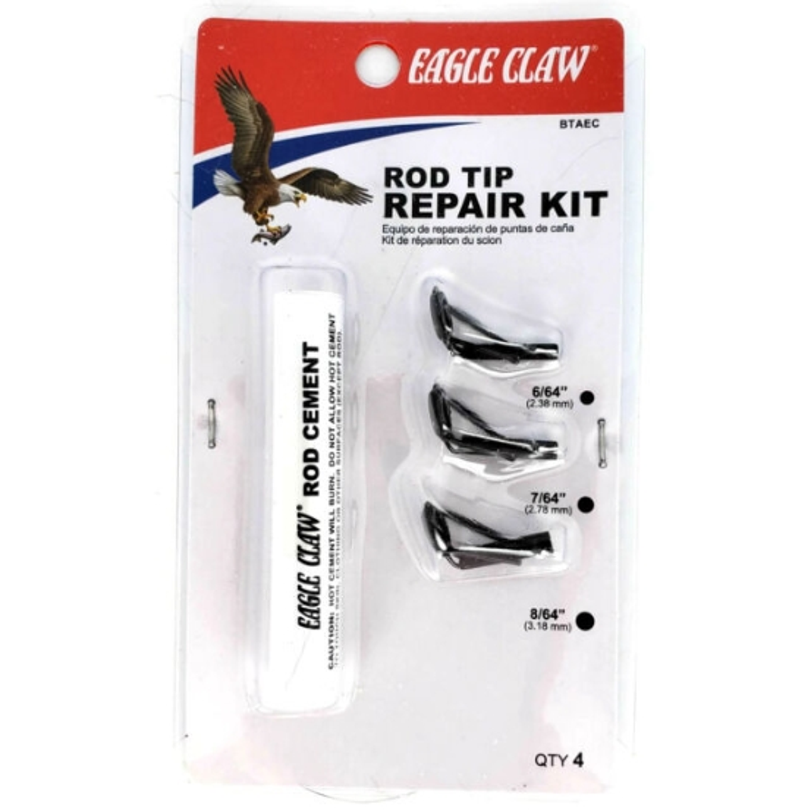 Kit de reparación para puntera de caña Eagle Claw 2