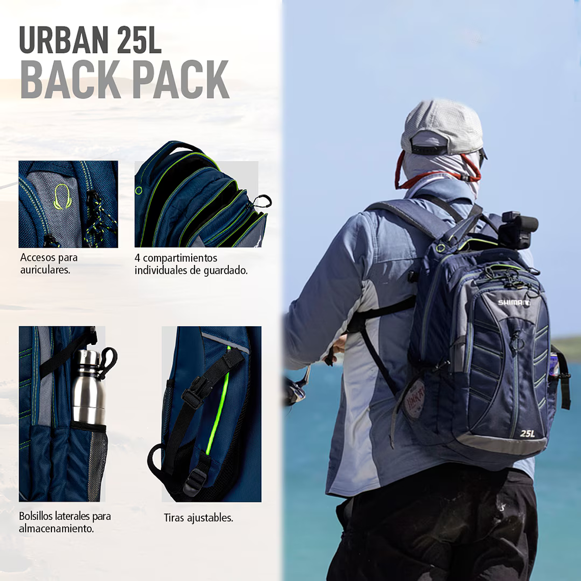 Mochila Shimano Urban Back Pack 25L 5