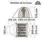 Carpa Doite Yosemite para 5 personas - Miniatura 2