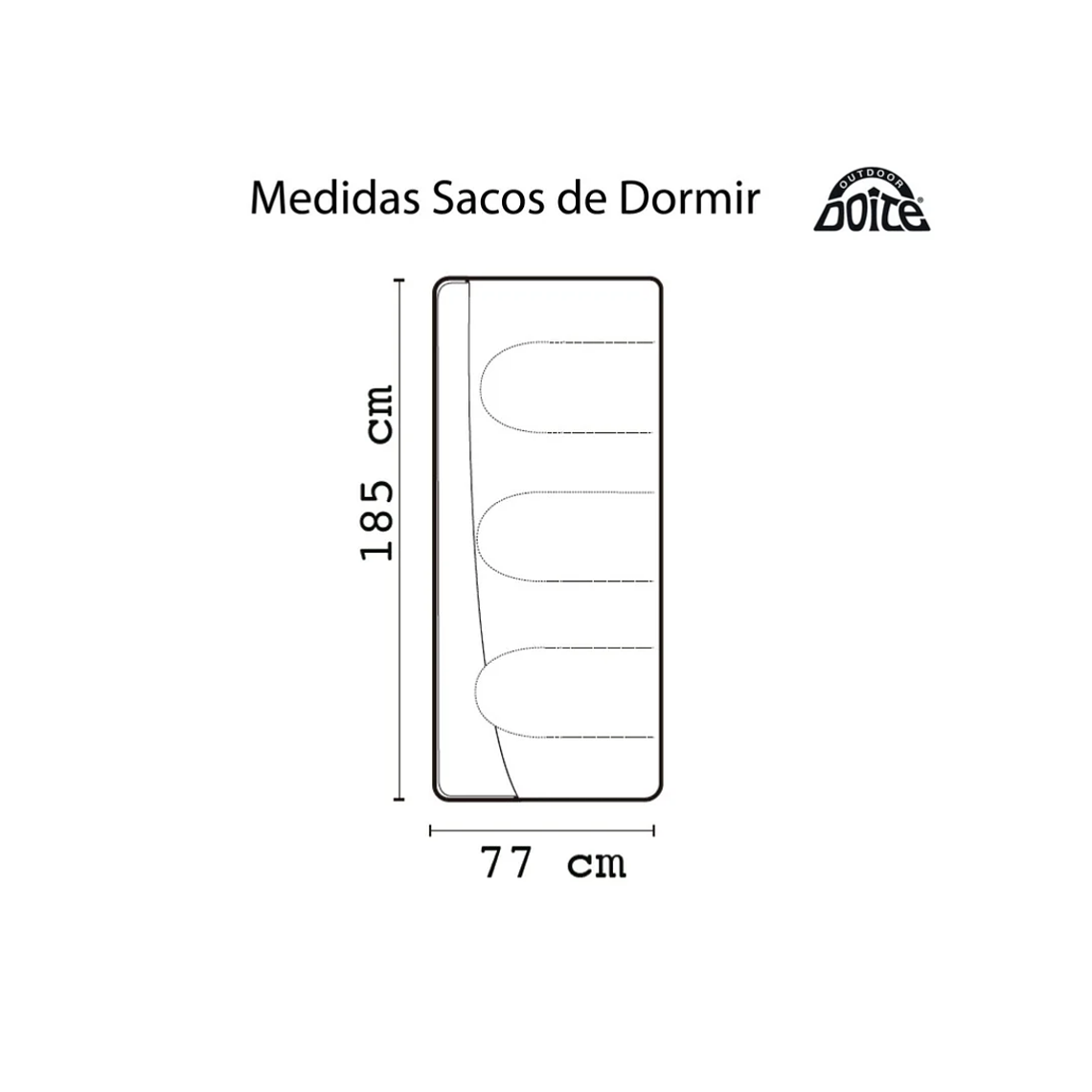 Saco de dormir Tempo Doite 3