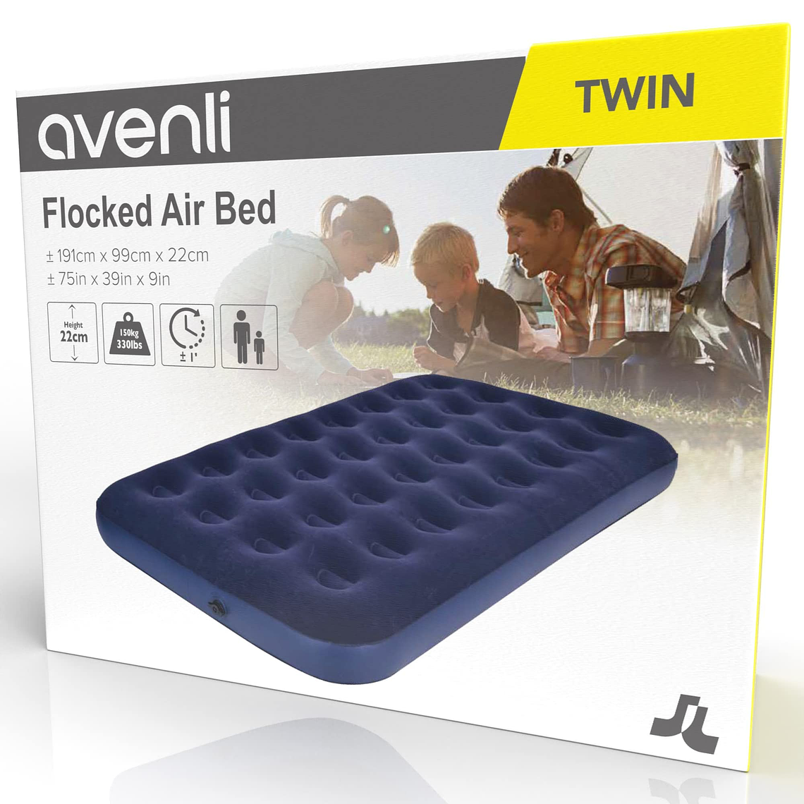 Colchón Inflable Avenli Twin 1 1/2 Plaza 2