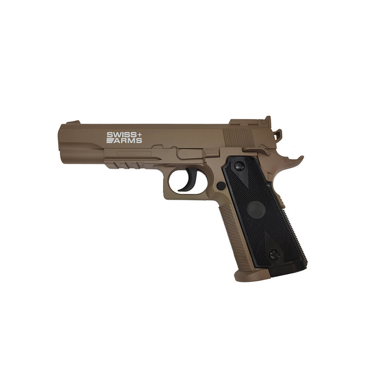 Pistola Balin Swiss Armas P84 TAN 4.5mm Full Metal 1