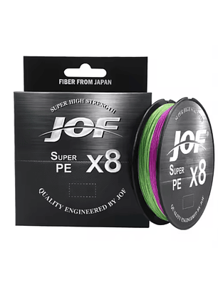 Multifilamento JOF Super PE X8 300m Multicolor