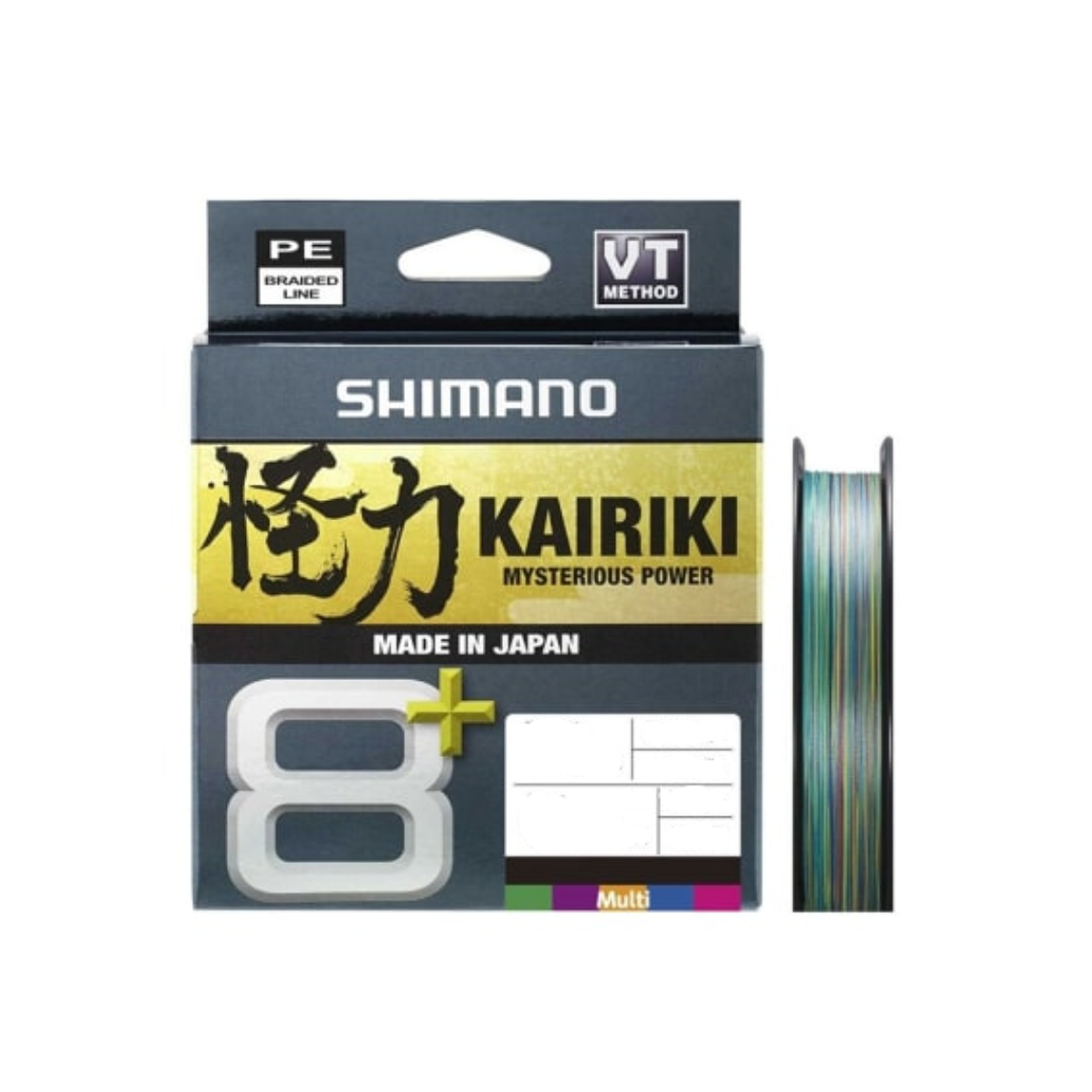 Multifilamento Shimano Kairiki 8 plus 300m Multicolor 1