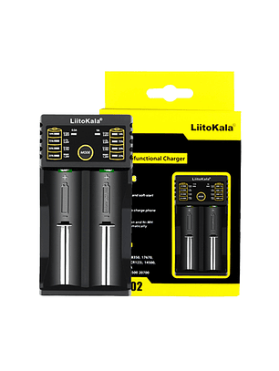 Cargador de Bateria doble Lii-202 Liitokala