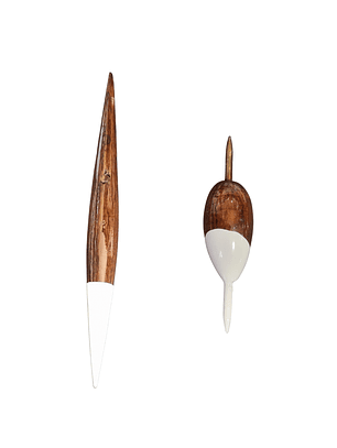 Pluma o plumilla de Madera Artesanal Bicolor