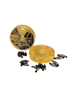 Display de plomos Okuma S-140 Ranuradas con gomas 25 unidades