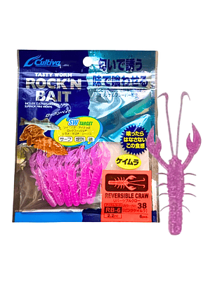 Vinilos Cultiva Rock'n Bait Reverse Craw - 6pcs