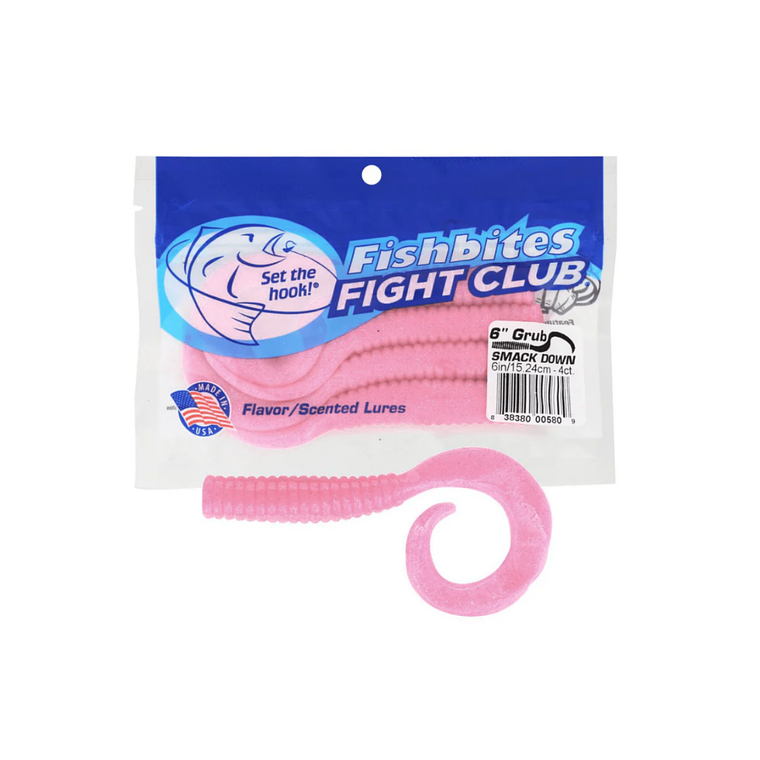 Vinilo Carnada Fishbite Fight Club Crub Smack Down 15cm 1