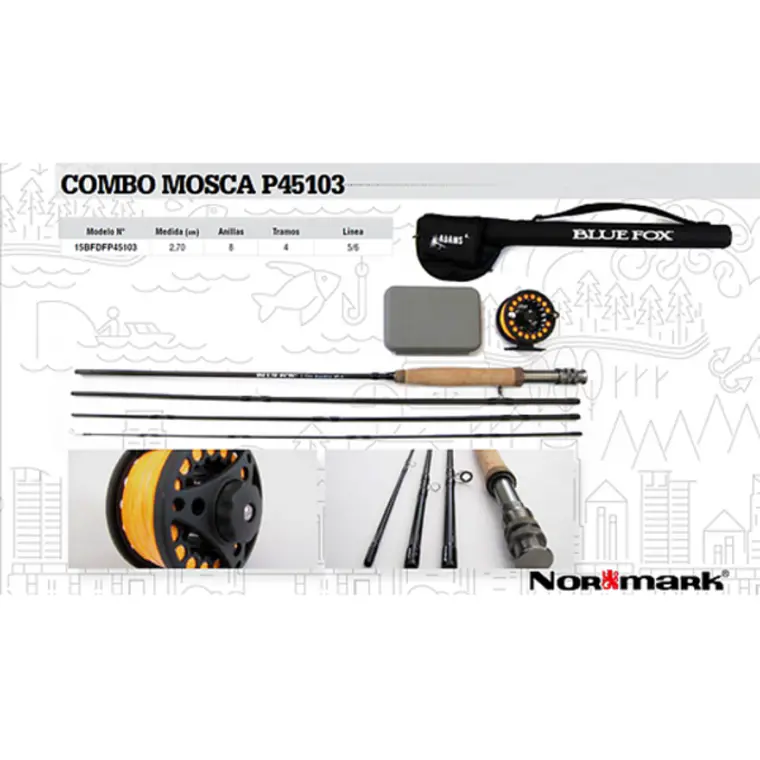 Set Mosquero BlueFox Adams 2.70m 2