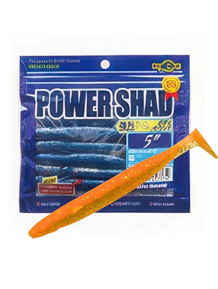 Vinilo EcoGear Power Shad 5″ con aroma y sabor