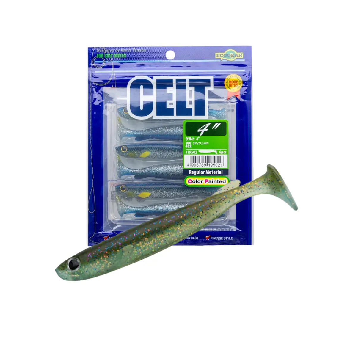 Vinilo EcoGear Celt 4″ con aroma y sabor 2