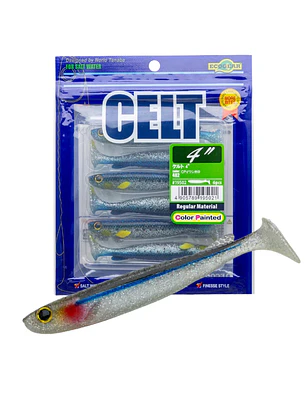 Vinilo EcoGear Celt 4″ con aroma y sabor