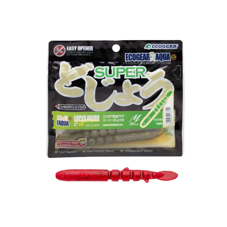 Vinilo EcoGear Jukusei Aqua Super Dojou M 110mm con aroma y sabor 1