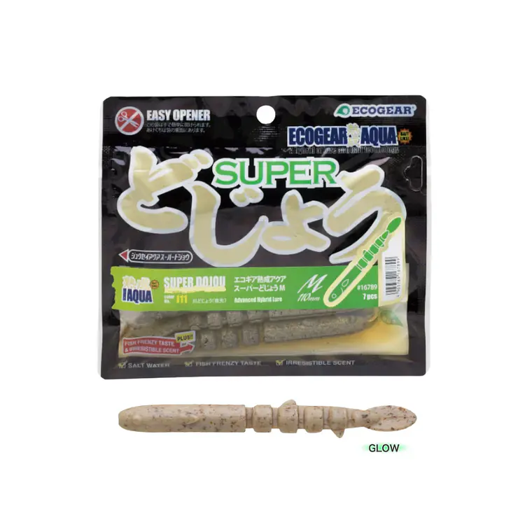 Vinilo EcoGear Jukusei Aqua Super Dojou M 110mm con aroma y sabor 2