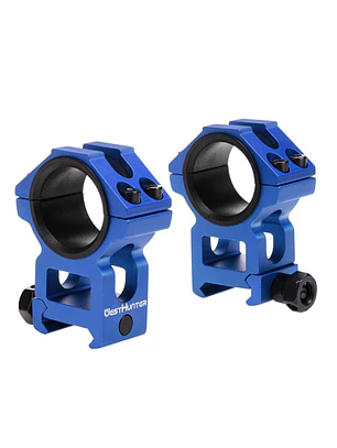 Monturas West Hunter High Profile Picatinny Azul/Rojo