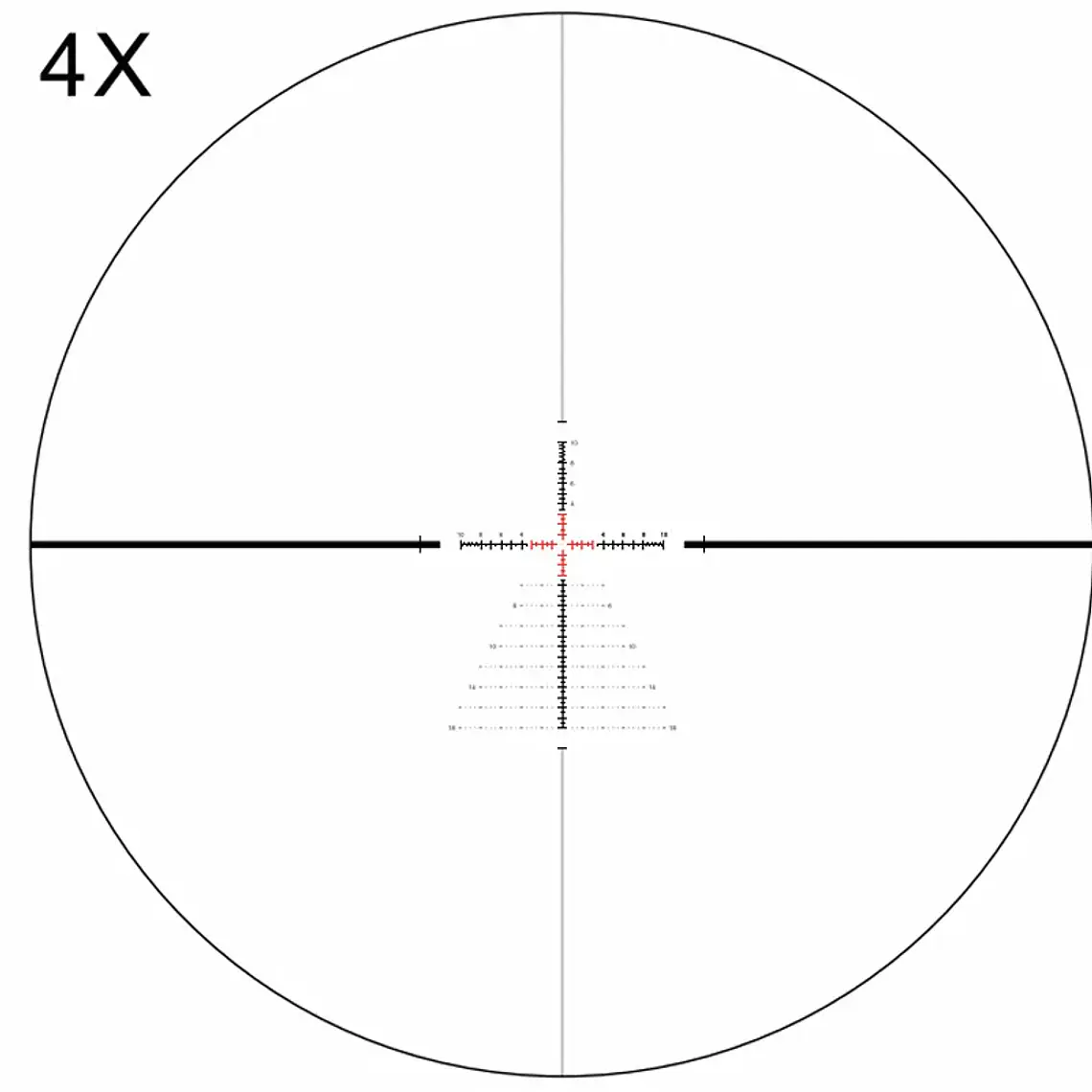 Mira Telescopica JTS Scope 4x16X50 Primer Plano Focal 6