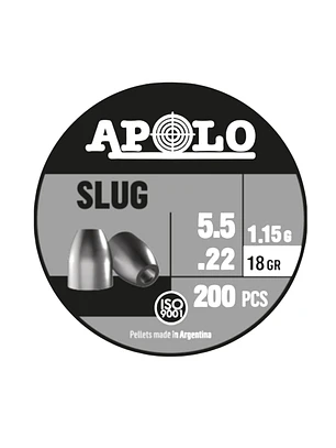 Poston Apolo Slug 5.5 18gr 200pcs