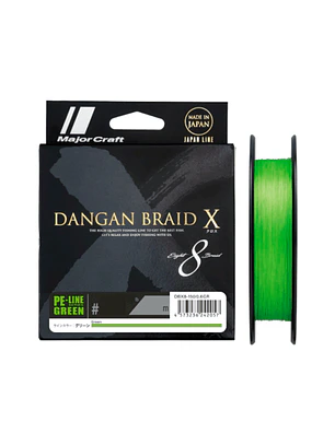 Multifilamento Major Craft Dangan Braid X 150m Verde