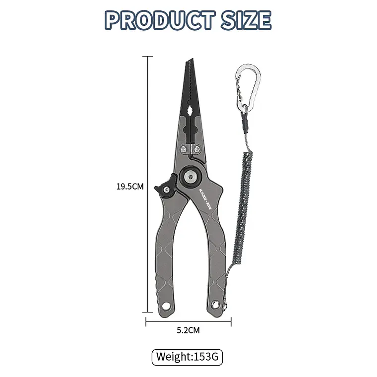 Alicate de pesca Kaze-Rig multifuncional ProGrip 2
