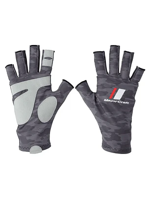 Guantes Major Craft UV Cut-Dark Grey