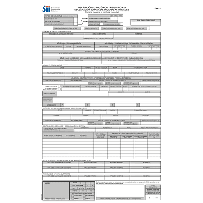 Inicio de actividades