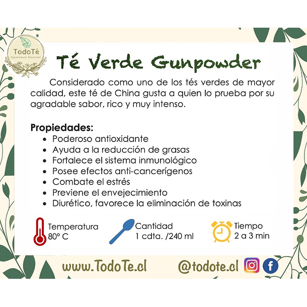 Té Verde Gunpowder 3