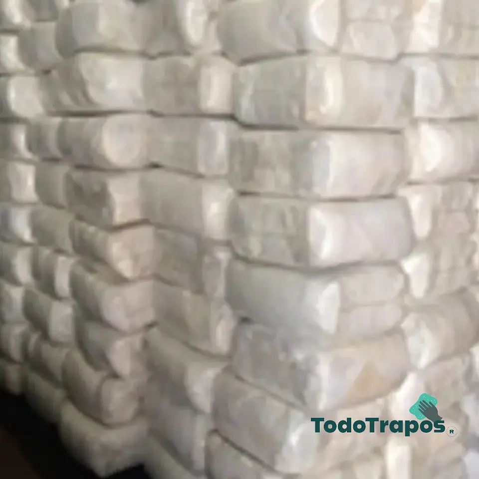 Paños de Algodón Blanco Bolsa de 1 kg. 2