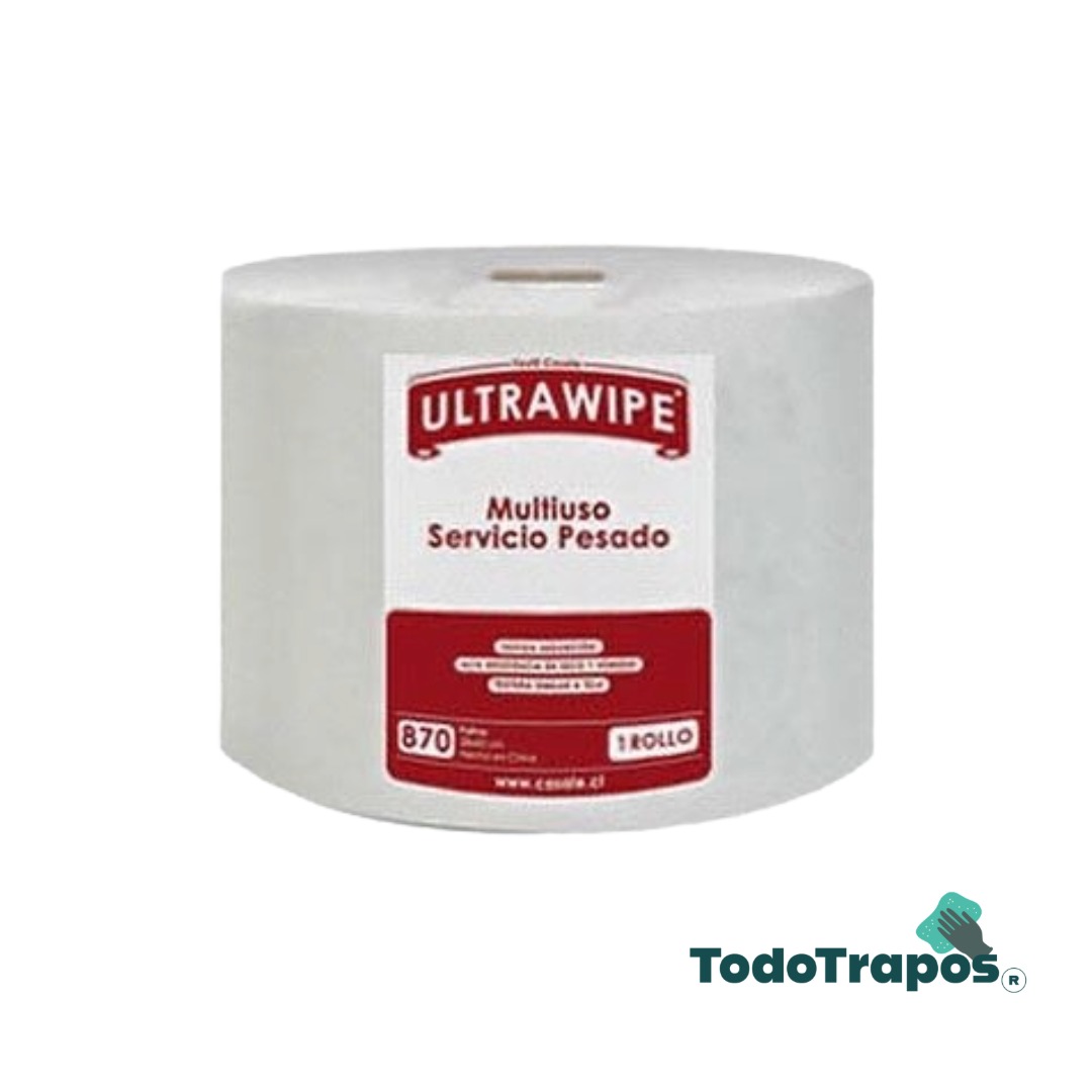 Bobina Ultrawipe Prepicado 70 | 870 Paños Celulosa 28x42cm