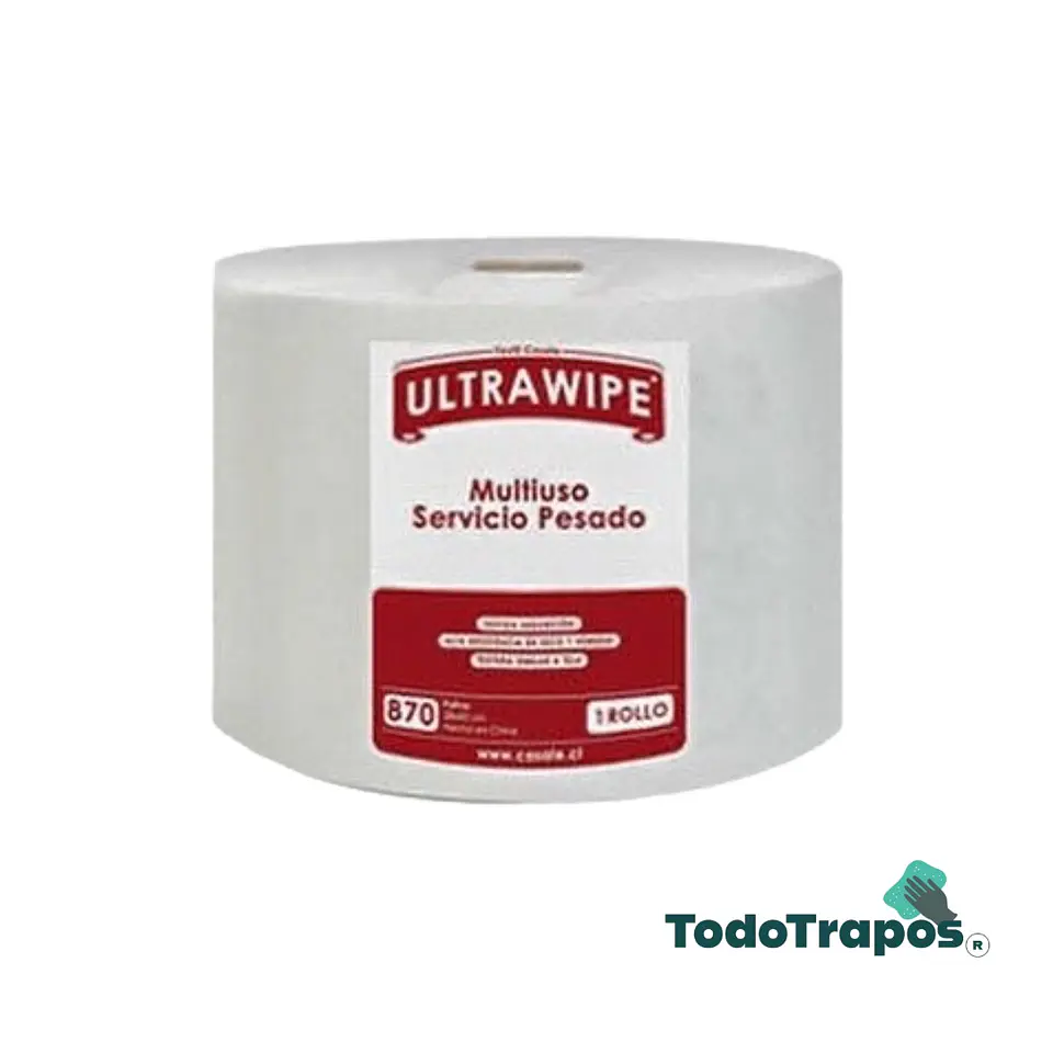 Paños Ultrawipe 70 Bobina Prepicado 870 paños de 28x42 cm 1