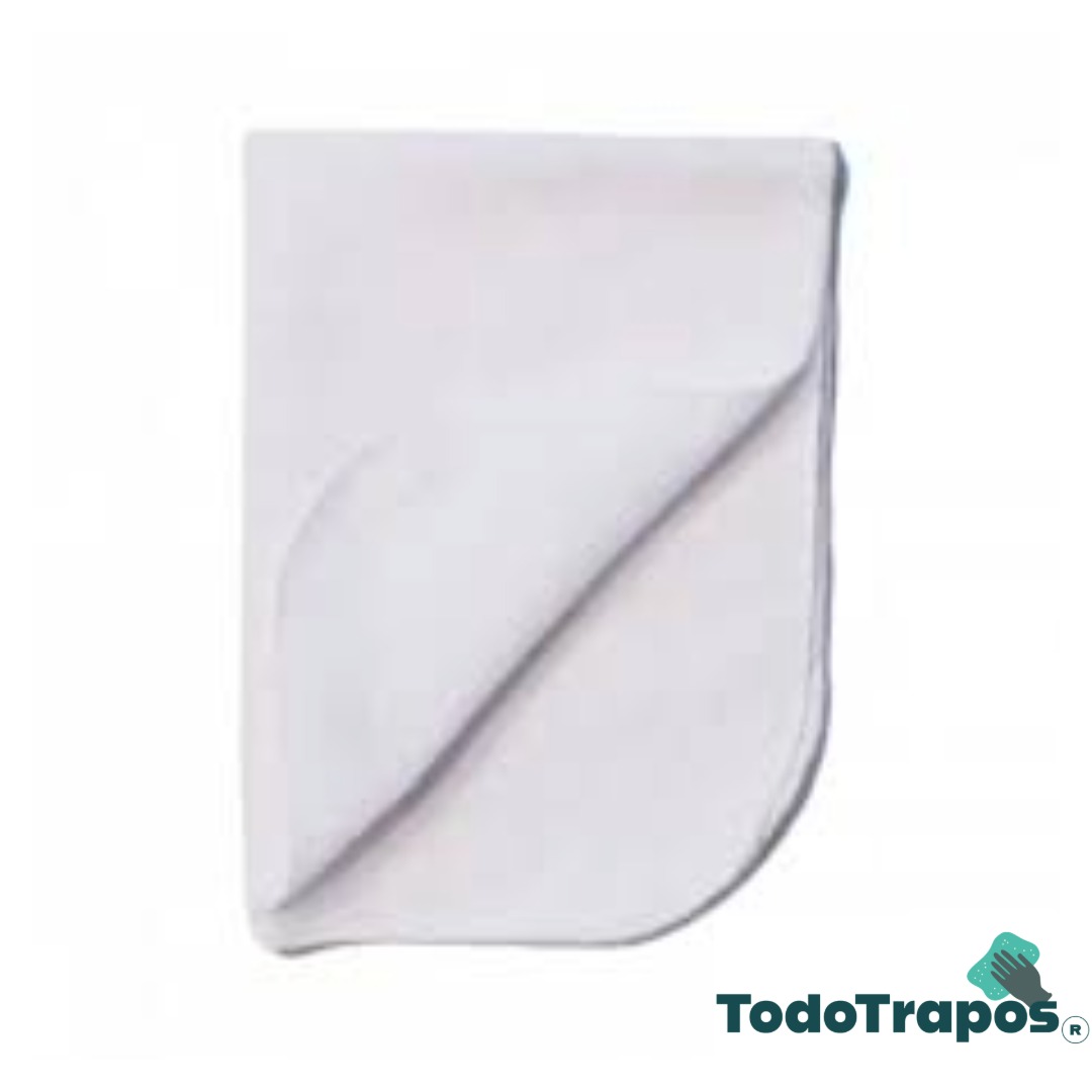 60 paños Moletón Blanco 40x40 cm